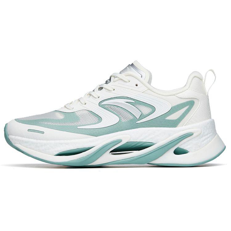 Anta Not Stop Pro Shock Absorbing Нескользящие износостойкие низкие кроссовки для бега мужские кроссовки белые зеленые 112225596-3