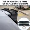 Для Oettinger Накладки на спойлер крыши автомобиля Заднее антикрыло для VW Golf 6 7 MK6 MK7 7.5 R GTD R-LINE Глянцевый черный T9D7