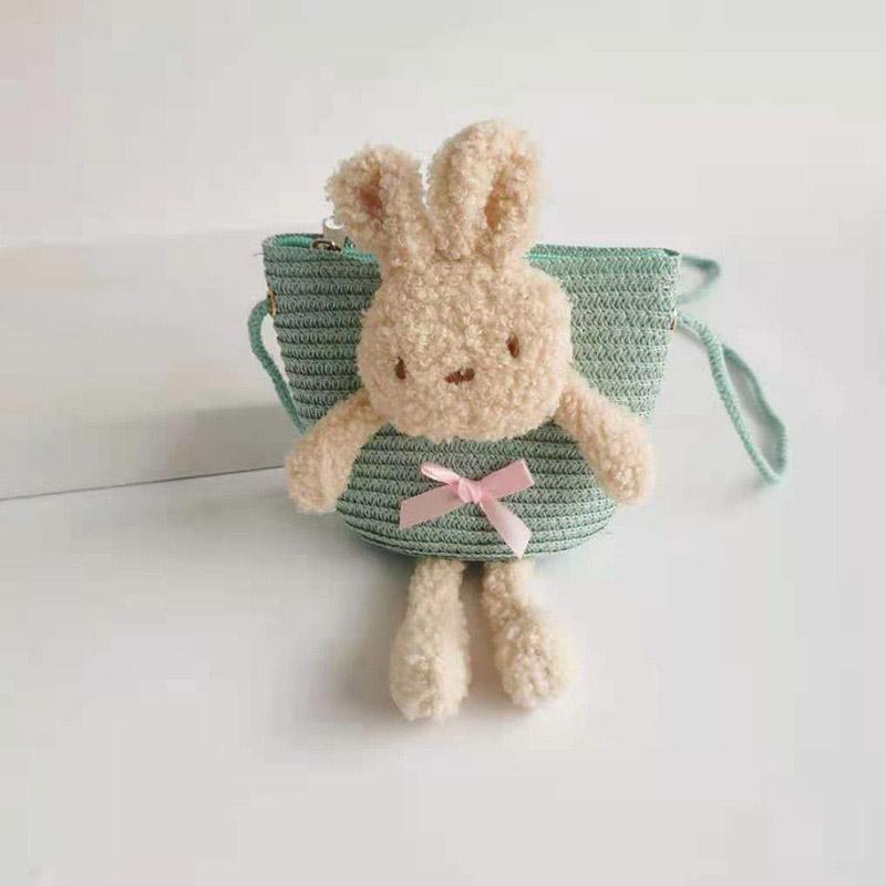 Рюкзаки Милая сумка с украшением в виде медведя Диагональная сумка Детский рюкзак