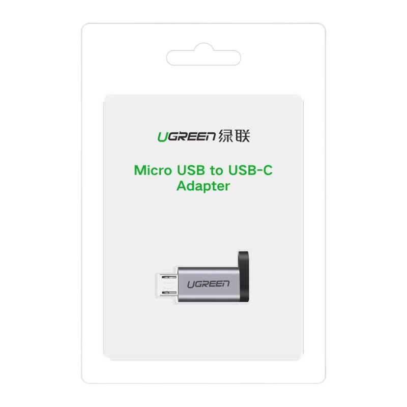 Adapter USB-C To Micro USB Ugreen US282 (Gray)