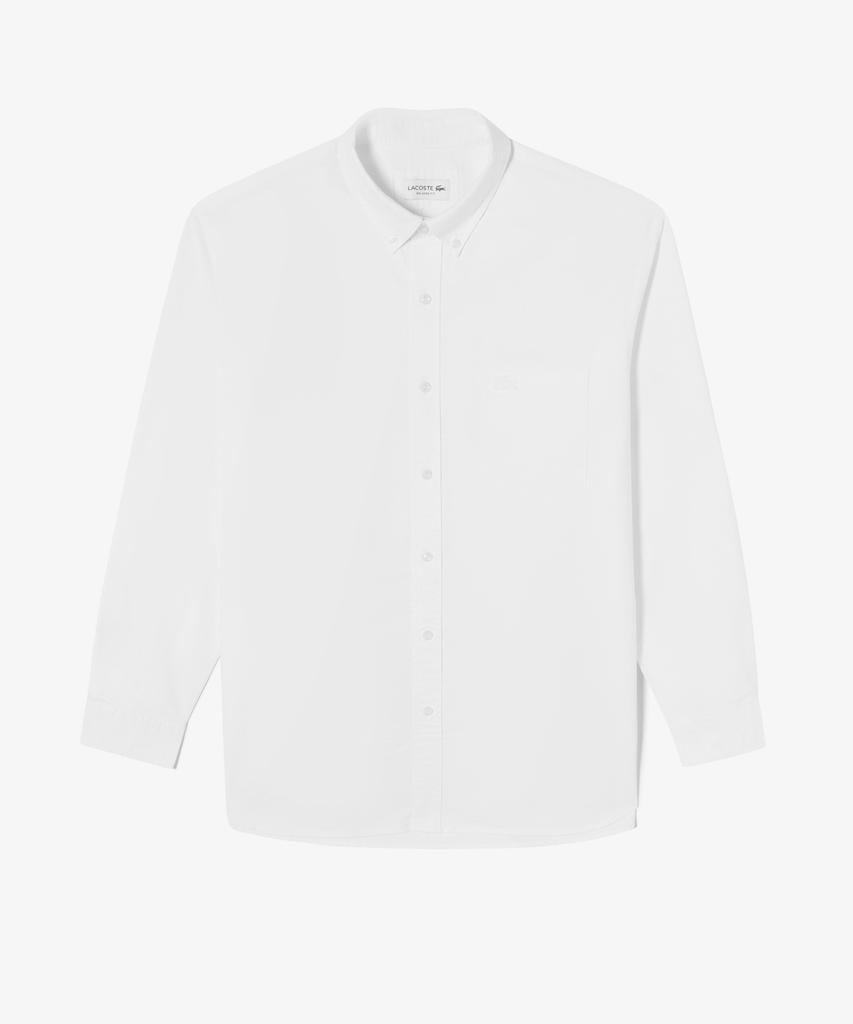 Мужская хлопковая рубашка LACOSTE Oxford свободного кроя Ch165E-56G 001