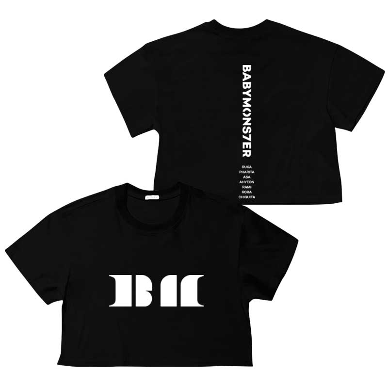 BABYMONSTER See You There Футболка K-pop Мода Летняя Хлопковая Короткий Рукав Топы Унисекс Женские Хип-Хоп Свободная с Принтом Букв Футболка