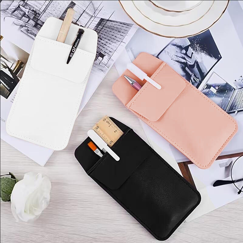 1 шт. Защитный карман ПВХ Чехол-органайзер для ручек Ручной работы Держатель кармана для карандашей для лабораторного халата Рубашки Заметок Школы Офиса