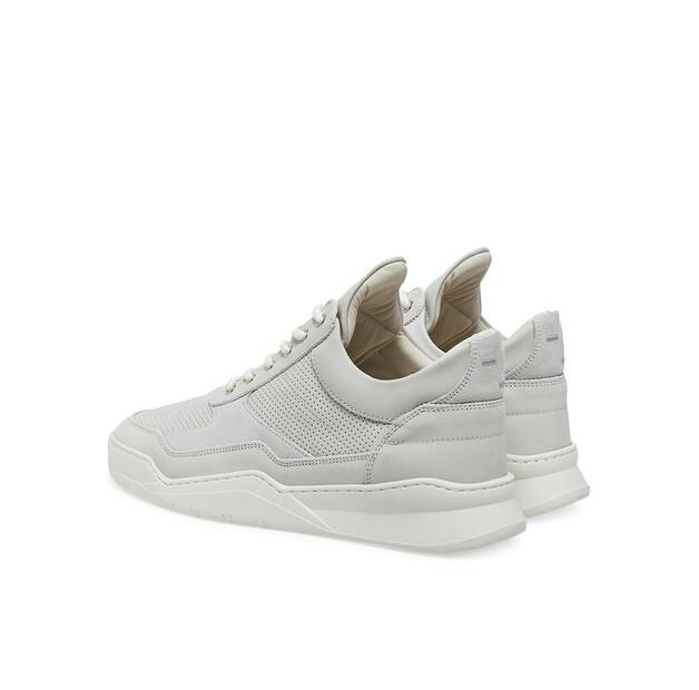 Men's Sneakers Filling Pieces With Low Upper Panel Ghost Panel 25255111855 White
