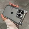 Luxury Plating Soft Silicone Cute Cat Ears Armor Bumper Case For iPhone 16 15 14 13 12 11 Pro Max Plus Shockproof Protective Cover