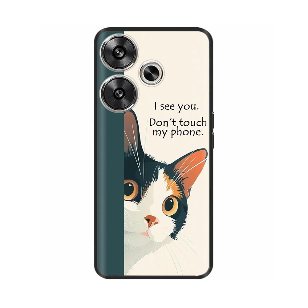 Shockproof Cover For Poco F6 Pro Case Animals Soft Silicone Bumper Cover For Xiaomi Poco F 6 PocoF6 Cases Funda Protective Shell