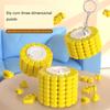 Красочный 3D вращающийся кукурузный початок, развивающий, антистресс, портативная пластиковая головоломка для тренировки