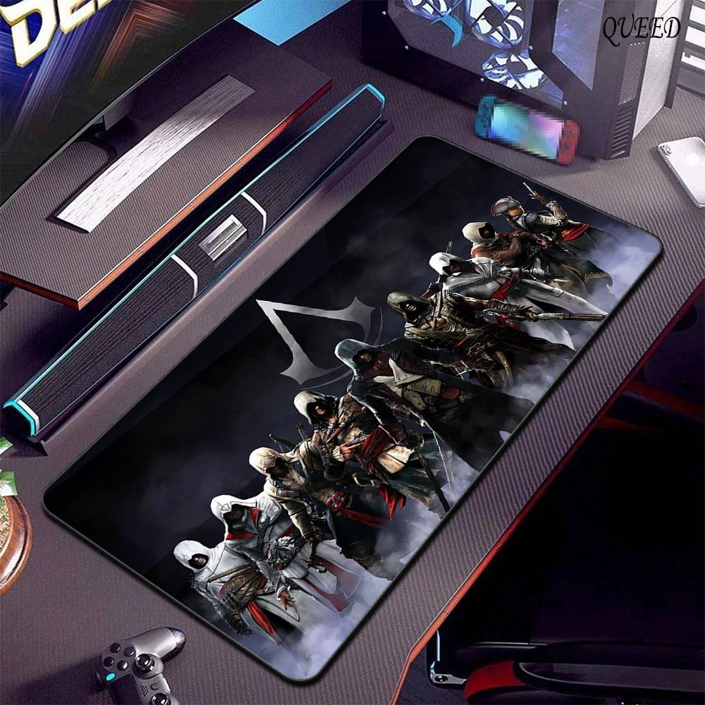 900x400 Большой Коврик для Мыши A-Assassin S -Creed Игровой Коврик для Мыши Speed Настольный Коврик Игровые Коврики для Ноутбука Для Офиса Ковер Настольные Аксессуары