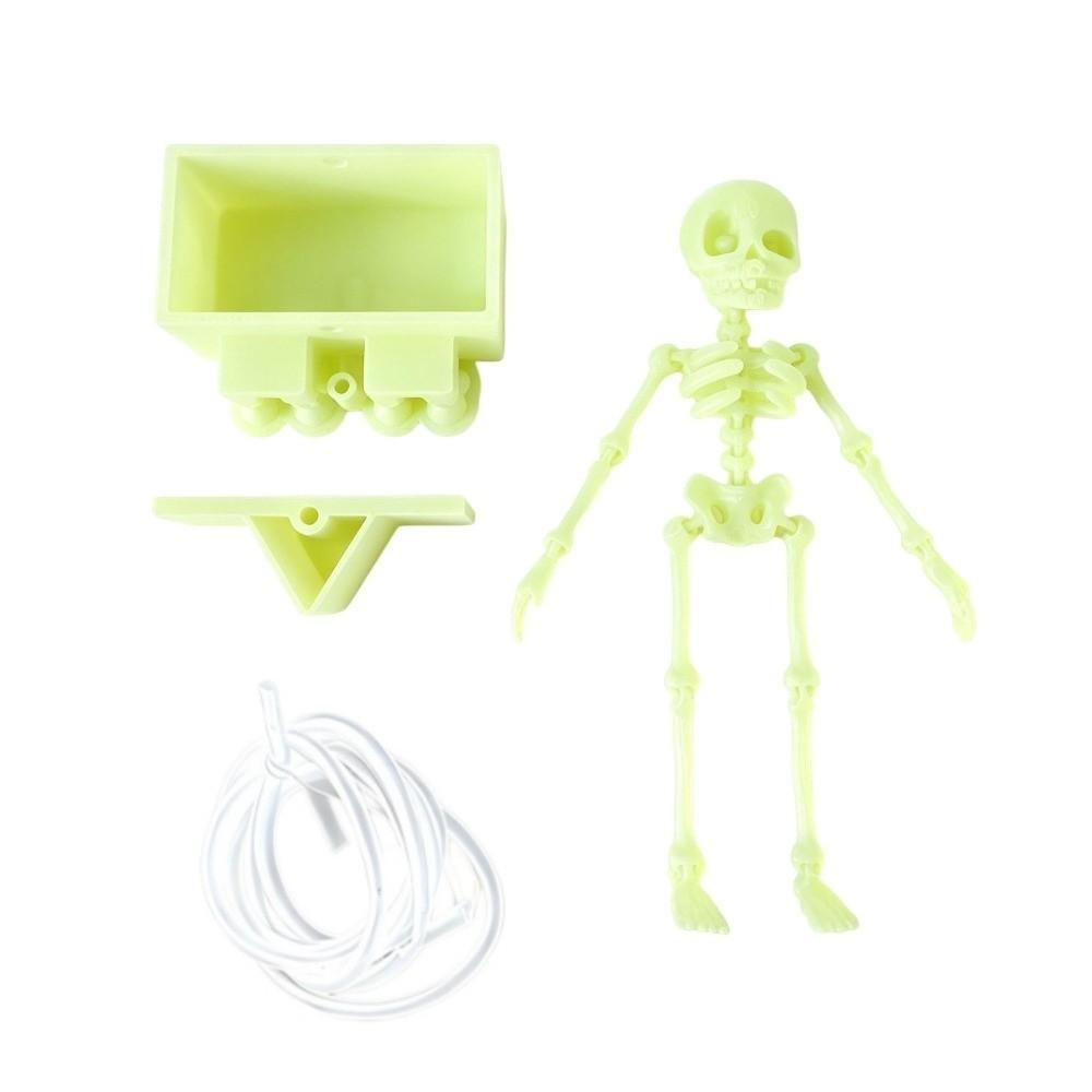 Plastic Dancing Skeleton Aquarium Ornament Movable Oxygen Skeleton Aquariums Enthusiasts