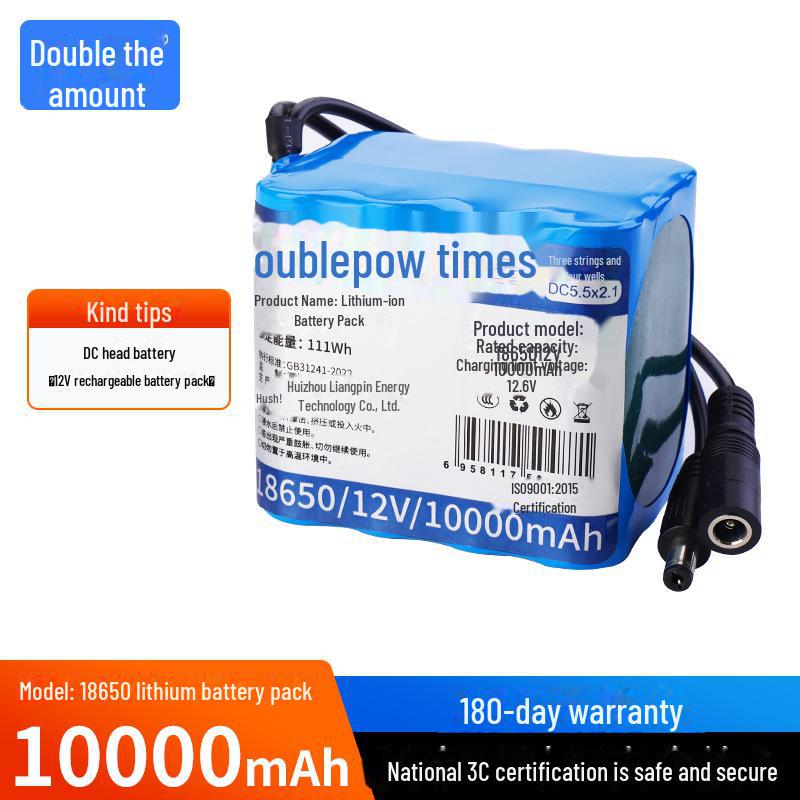 12 В 18650 литиевый аккумулятор для аудиоинструментов - Высокая емкость