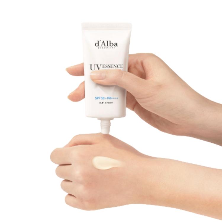 [d'Alba] Vegan Waterfull Essence Sunscreen SPF50+ PA++++ Hydrating UV Protection Sun Cream 50ml x2 Set