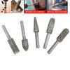 5 Pcs Rotary Rasp Heat Treated High Carbon Steel Shaping Of Steel