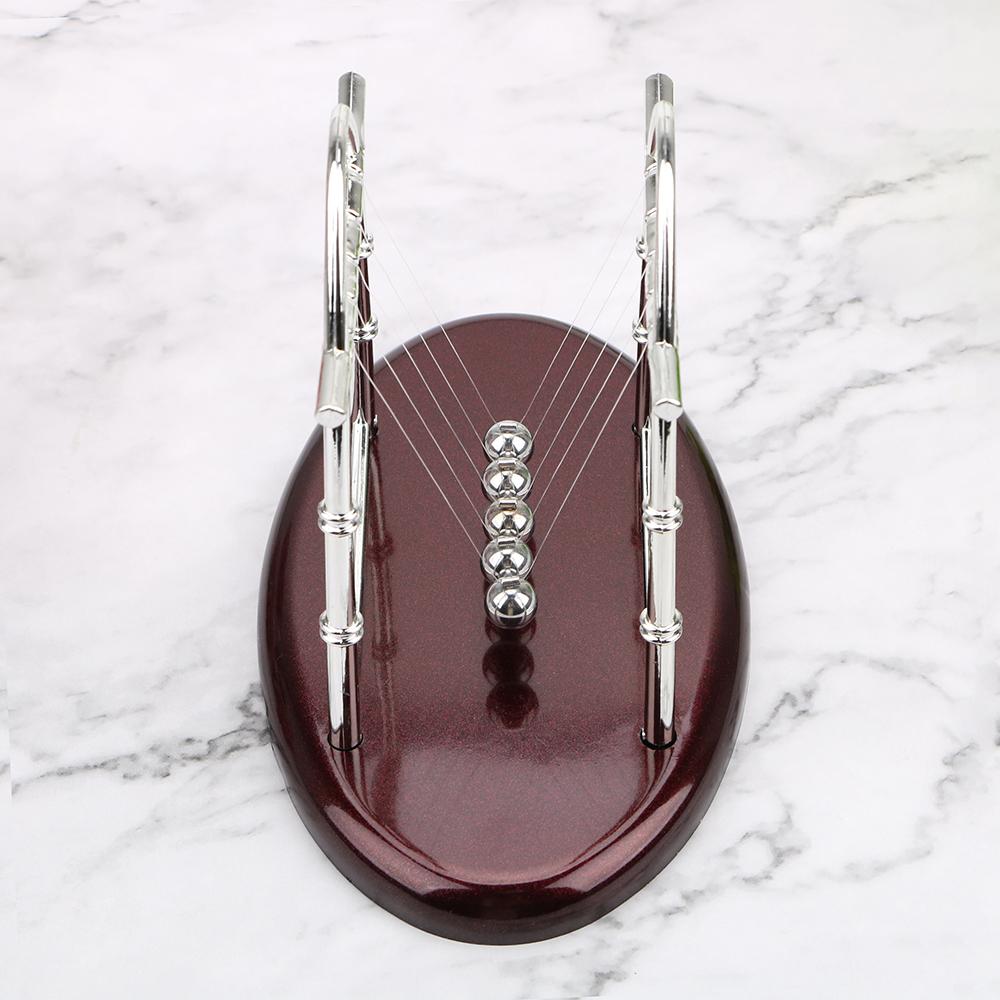 Home Desk Decoration Newtons Cradle Steel Balance Ball Craft Educational Toy Metal Pendulum Ball Physics Science
