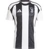 adidas Домашняя футболка Juventus 24/25, мужская, приталенная, с круглым вырезом, AEROREADY, футбольная рубашка, Белый/Черный IS8002