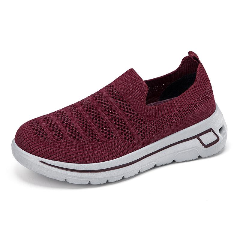 2025 пара легкие нескользящие дышащие туфли-слипоны повседневные универсальные для улицы для ходьбы спортивные туфли на одной педали ленивые туфли