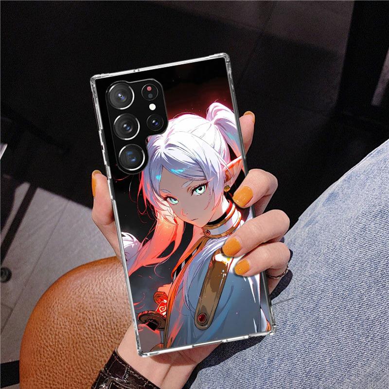 Frieren Beyond Journeys End Phone Case For Samsung Galaxy S24 S25 Edge S26 Ultra S23 S22 S21 Plus S20 FE + Personalized Print Co