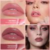 QIBEST Watery Gloss Lip Glaze Moisturizing Long Lasting Sexy Red Liquid Lipstick Mirror Glossy Lip Gloss Tint Cosmetic For Women