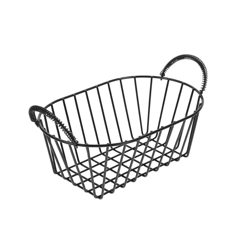 Small Iron Bread Baskets Beige Fruit Basket Versatile Sundries Organizer  for Home