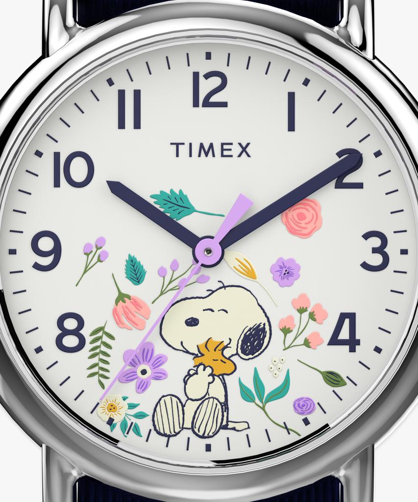 Taimaegseu X Peanuts Weekender Snoopy In Bloom Часы с персонажем 31 мм