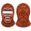 Мужской зимний лыжный, 3D-печатный смешной шарф-воротник, шапка для холода