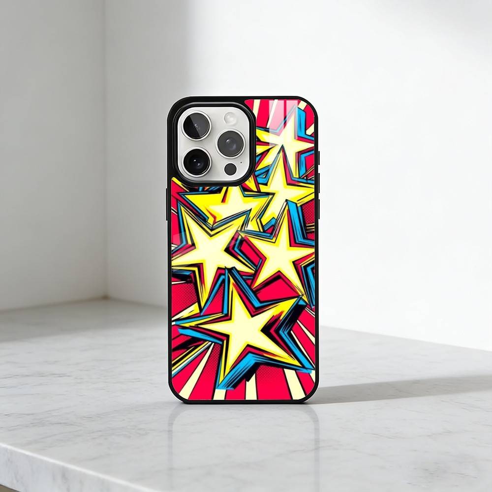 Art Visual Impact Printed Phone Case For iPhone17,16,15,14,13 Plus,Pro Max Magnetic For Magsafe Wireless Charging