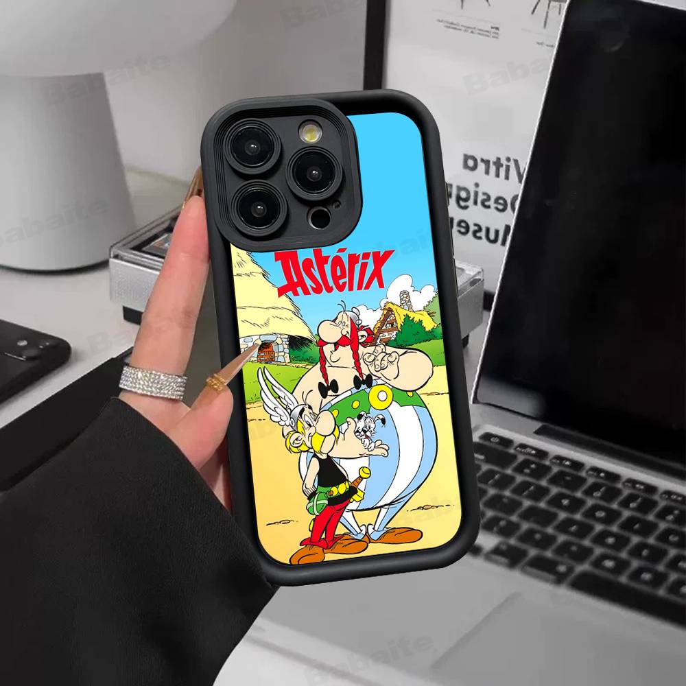 A-Asterix Et O-Obelix M-Manga Phone Case For IPhone 17 16 15 14 13 12 11 Pro Max Mini Plus Soft TPU Back Cover