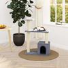 VidaXL Cat Tree with Sisal Scratching Posts Light Grey 70 Cm