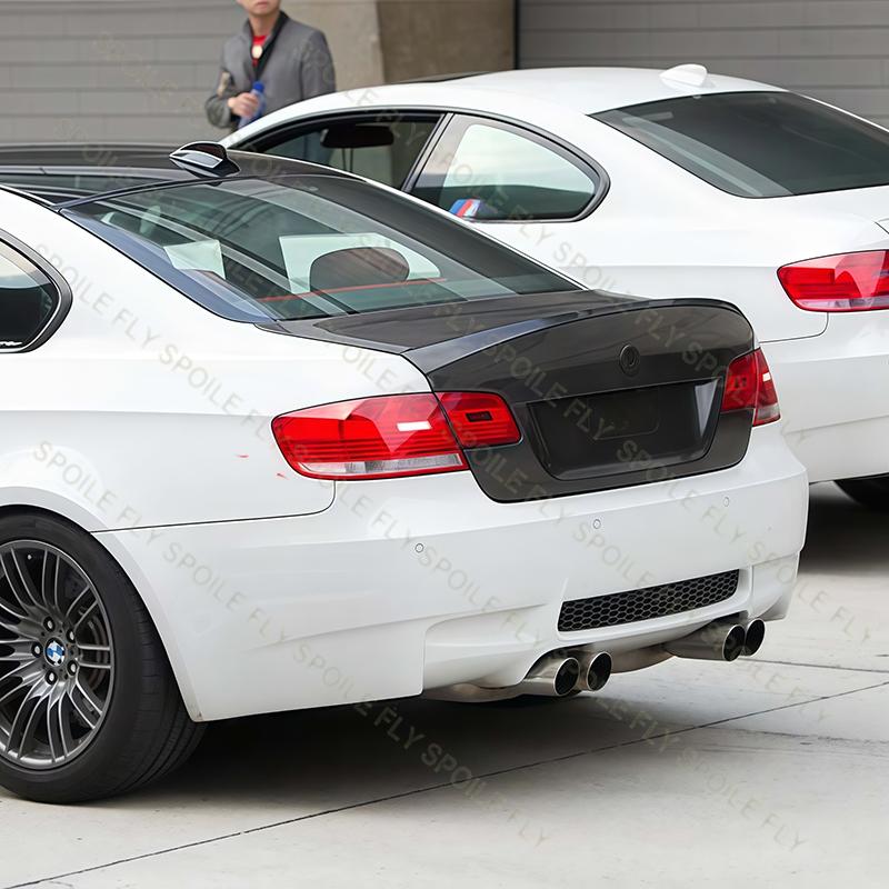 For BMW 3 Series E92 Coupe 320i 325i 330i 335i 2007-2013 Hight Quality ABS CLS Style Car Rear Wing Spoiler Glossy Black