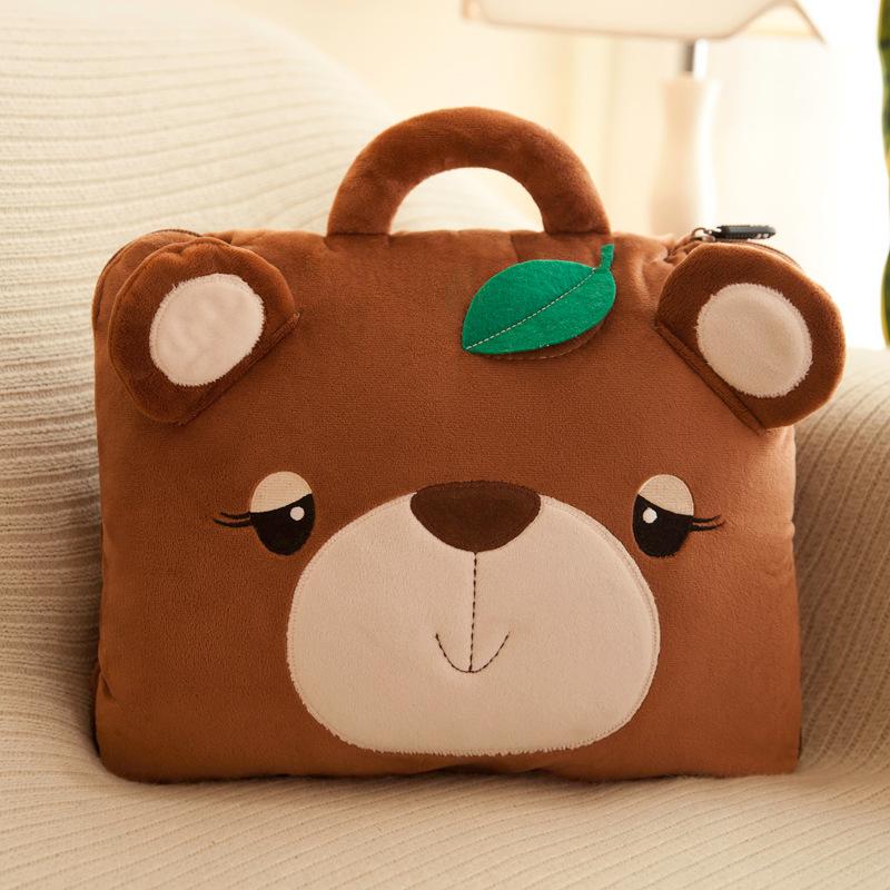 Складная подушка-одеяло двойного назначения для офиса, маленькая подушка для автомобиля, автомобильное одеяло