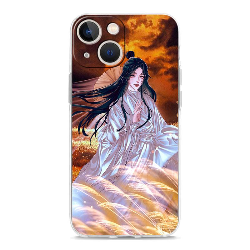 TGCF Heaven Official’s Blessing Luxury Transparent Phone Case For iPhone 15 16 14 13 12 11 Pro Max XS X XR 7 8 Plus Clear Cover
