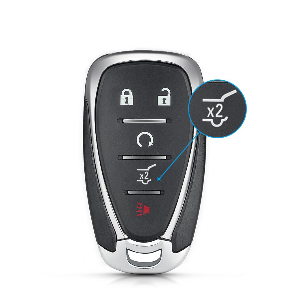 KEYYOU 1PCS Remote Car Key Case for Chevrolet Cruze Malibu Camaro 2/3/4/5 Buttons Keys Fob Body Housing