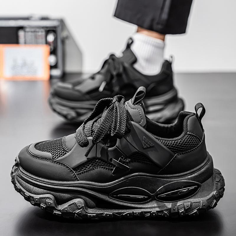 New fashionable breathable platform dad shoes high-end retro light luxury casual shoes fashion versatile trend sports shoes men