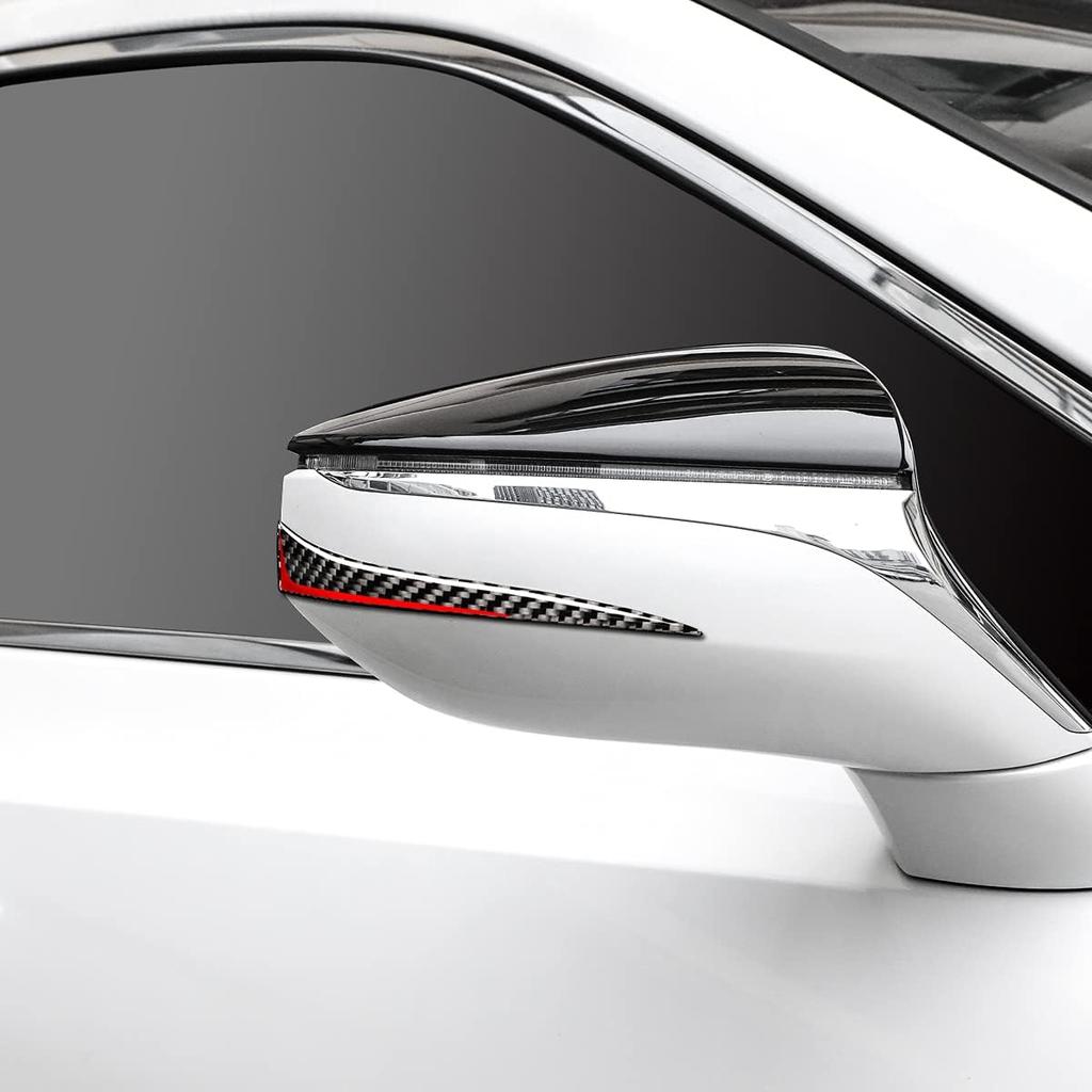 2 шт. Зеркало заднего вида для предотвращения столкновений, наклейка с защитой от царапин, защитная пленка для зеркала заднего вида из углеродного волокна, полоска для защиты от натирания, наклейка для Lexus ES250