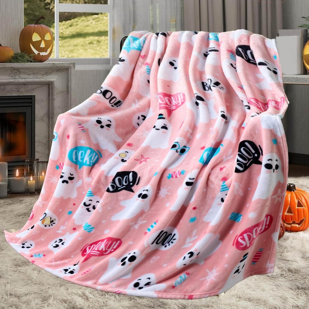 Хэллоуин Плед Ведьма Мягкий Плюшевый Уютный Фланелевый Хэллоуин Плед Украшение Для Вечеринки Диван Кровать Гостиная