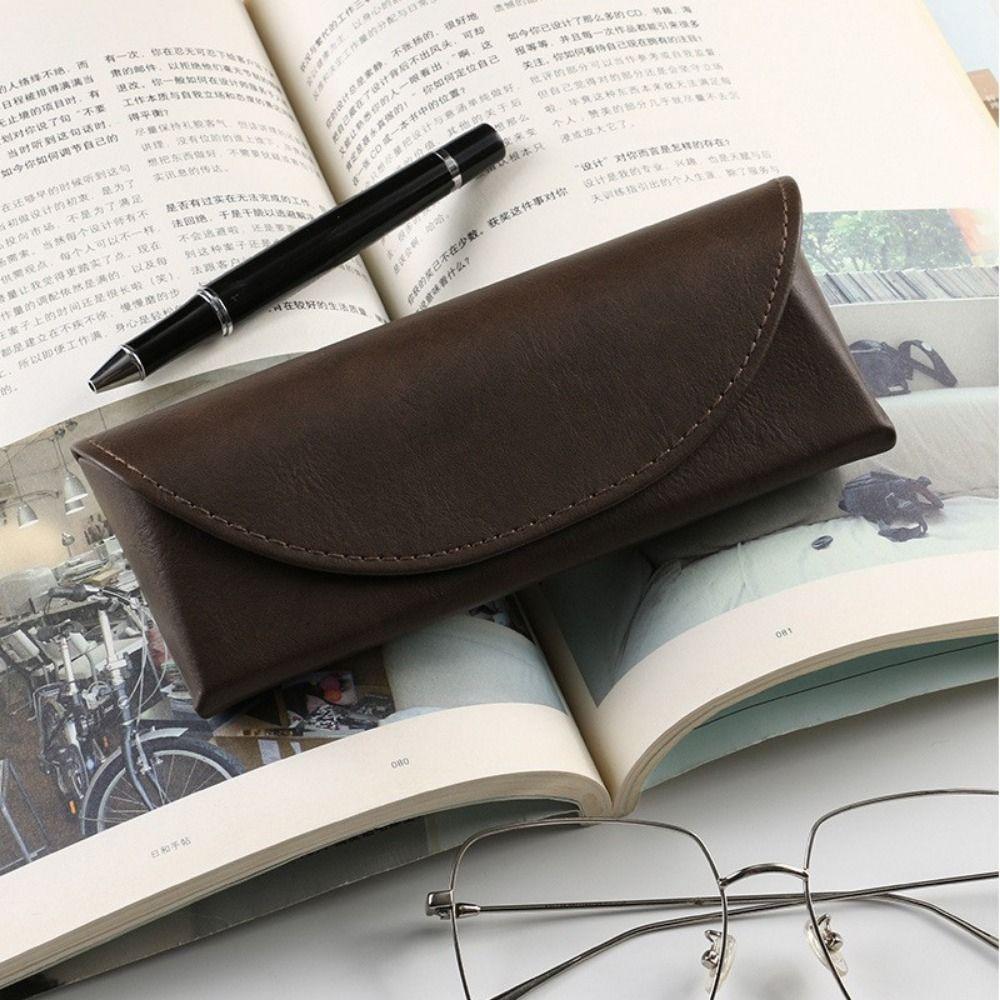 Пылезащитный Кожаный Простой Чехол для Очков Защитные Сумки Чехлы для Солнцезащитных Очков Очков