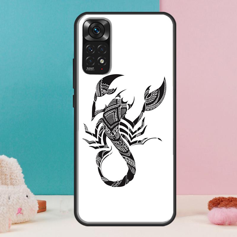 Чехол Scorpion для Xiaomi Redmi Note 13 12 Pro 14 11 9 10 9S 10S 11S 12S Redmi 14C 13C 10C 12C