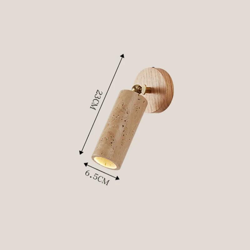 Wabi-sabi Wind LED с точечными светильниками, настенный светильник в стиле ретро для спальни, коридора, лестницы, украшения дома из натурального камня