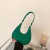 Stylish Minimalist Crescent Bag For Women In Chic Black Coffee Green Orange And Burgundy