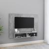 TV Wall Cabinet Concrete Grey 120 x 23.5 x 90 cm Particleboard