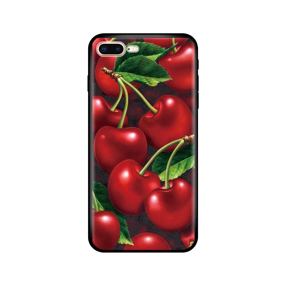 Для iPhone 7 8 Чехол силиконовый мягкий ТПУ Чехол для Apple iPhone 7 8 plus Сумка Funda coque etui bumper paiting черный ТПУ чехол