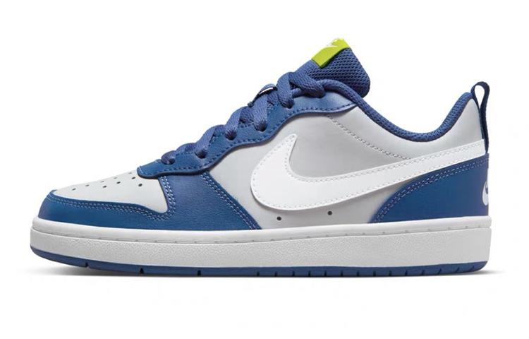 Nike Court Borough Low Grey Fog Mystic Navy GS BQ5448-016