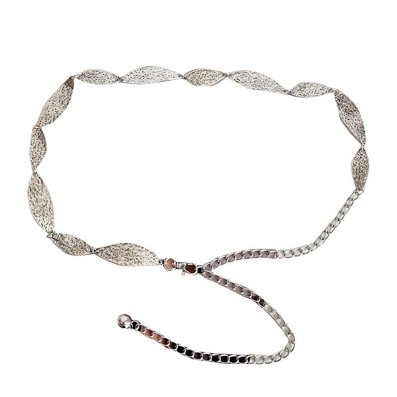 Модный золотой женский пояс-цепочка в стиле вестерн-ковбой, панк-лист, металлические ремни для женщин, роскошный серебряный пояс для летнего пляжа