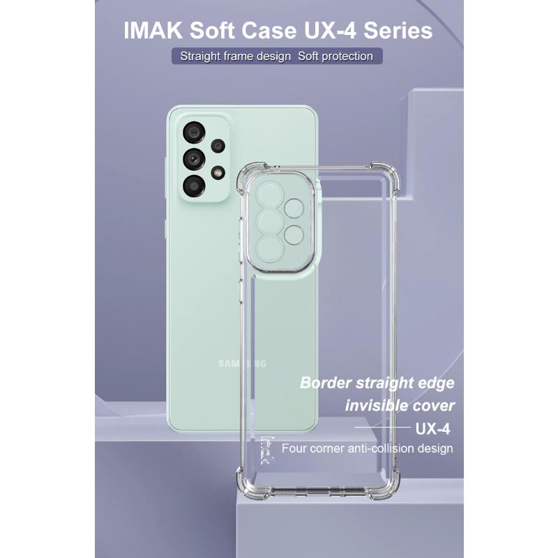 Для Samsung Galaxy A73 A54 A53 A52S A34 A33 A32 A25 4G 5G чехол для телефона IMAK UX-4 ударопрочный мягкий чехол