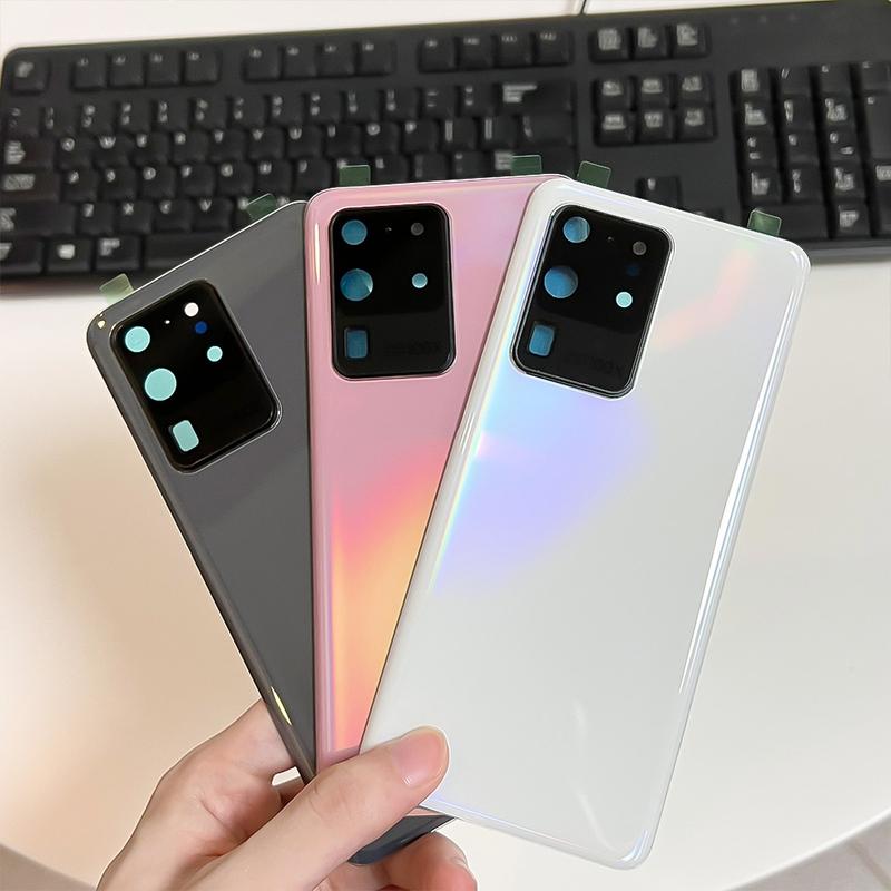 Стеклянные задние крышки корпуса для телефона SAMSUNG Galaxy S20 Ultra S20Ultra Задняя крышка аккумулятора Чехол для телефона Инструменты