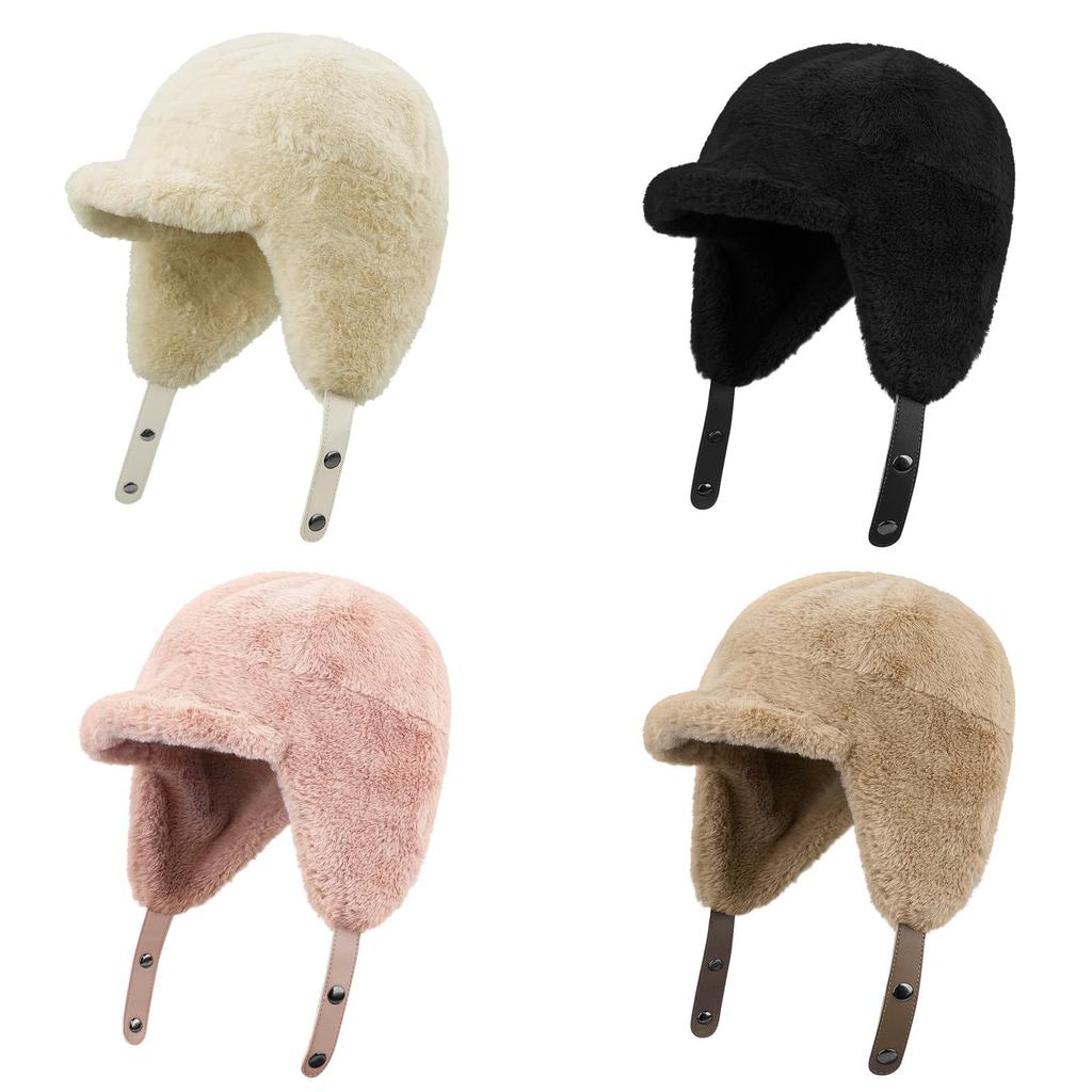 Croogo Шапка-пилот с ушками, теплая и идеальная для русской зимы, милая, для полетов, идеально подходит для копания снега и активного отдыха, мужская и женская, с клапанами, ветрозащитная, зимняя, шапка,