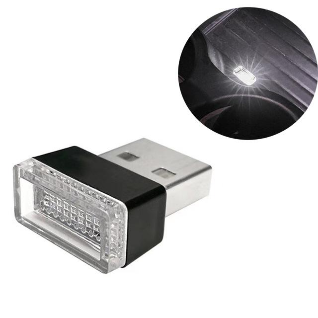 Мини-USB светодиодный автомобильный светильник, автомобильный интерьер, атмосферный светильник, аварийное освещение, автомобильная декоративная лампа для автомобиля