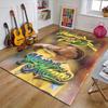 Brazilian football player Design Area Rug Personalized Name- Non-Slip, Soft & Cozy Floor Mat for Living Room, Office - Indoor/Outdoor Carpet