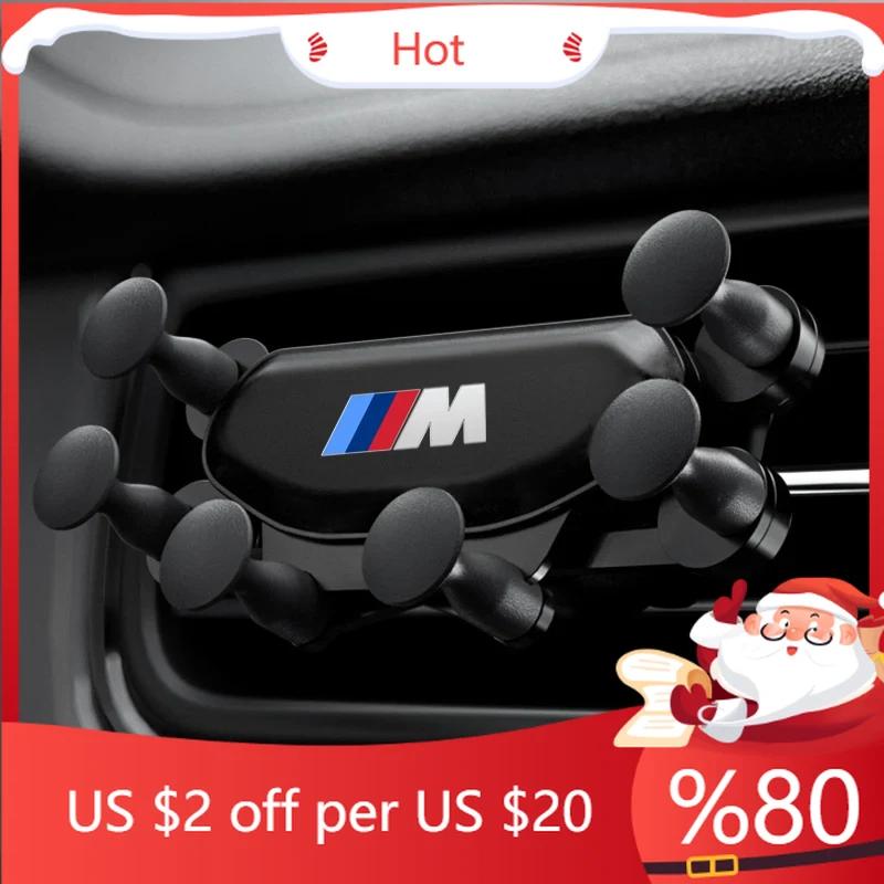 MAKKG1 New 2025 Car Interior Air Vent Clip Mount Mobile Phone Holder for BMW M M3 M5 X1 X3 X5 X6 E46 E39 E36 E60 E90