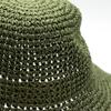 Шляпа от солнца Nomad Sari с широкими полями из соломы – Зеленый мох