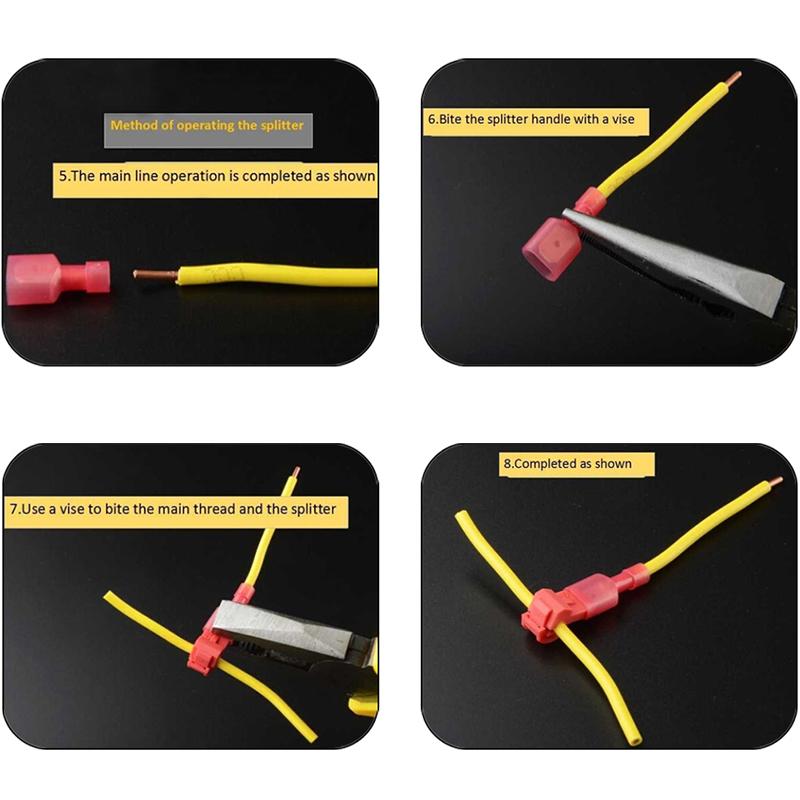30 шт., разъемы для проводов, клеммы, обжимные клеммы для быстрого сращивания, набор инструментов 0,5–6 мм